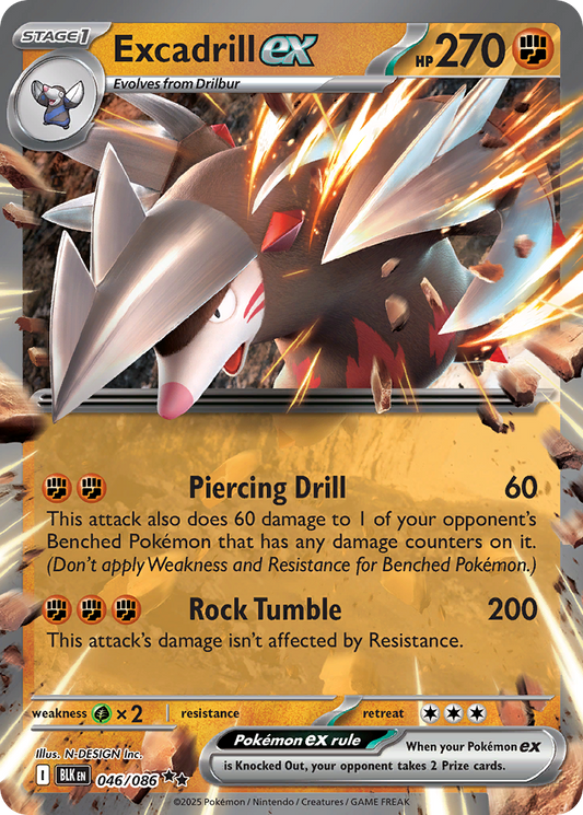 Excadrill ex - Black Bolt