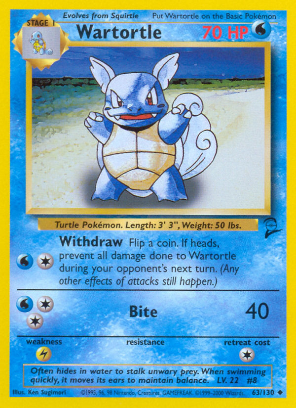Wartortle - Base Set 2