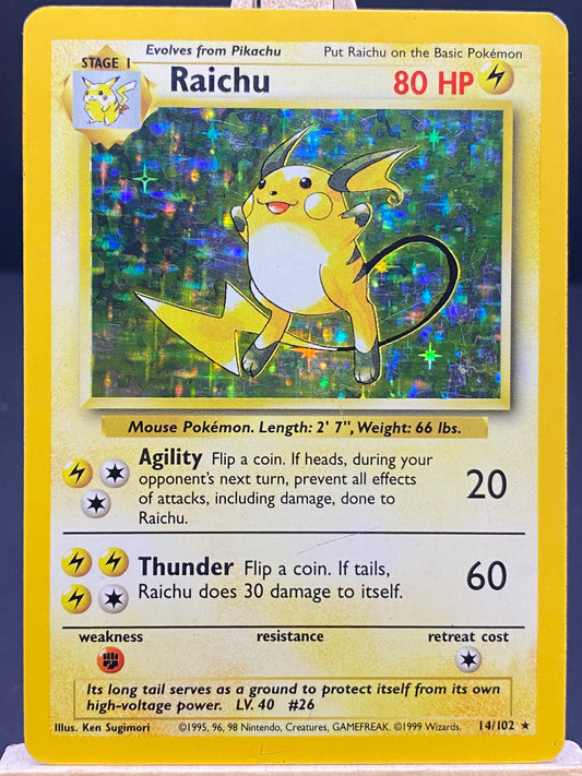 014/102 - Raichu - Base Set (Normal Holo)