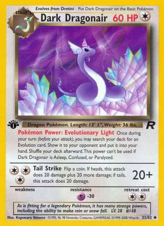 Dark Dragonair - Team Rocket