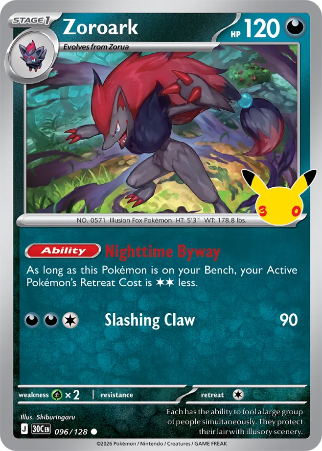 Zoroark - 30th Celebration