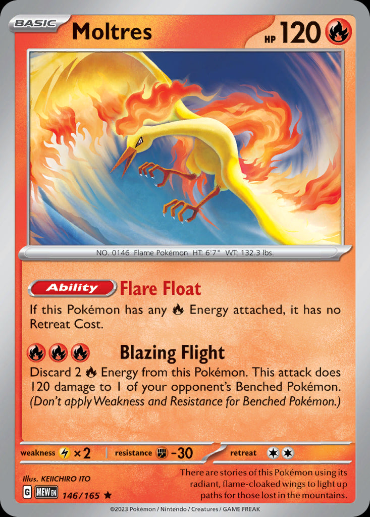 Moltres - Scarlet & Violet 151