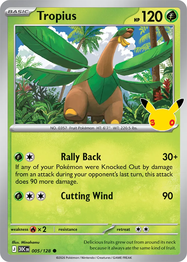 Tropius - 30th Celebration
