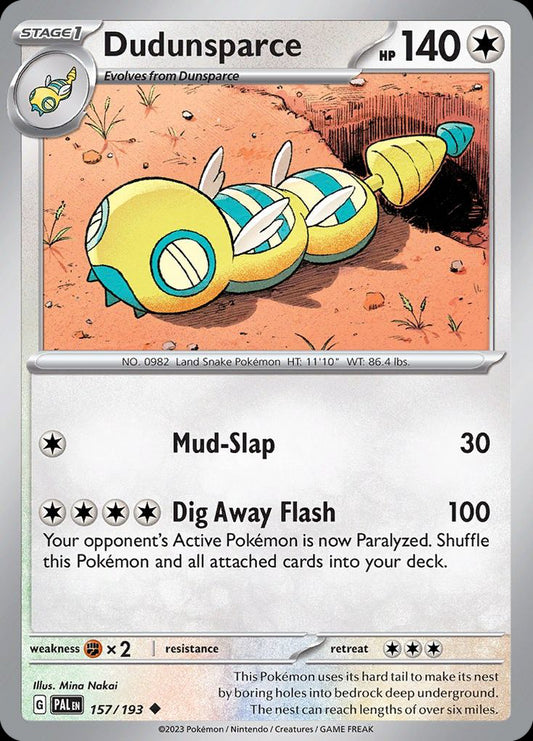 Dudunsparce - Paldea Evolved