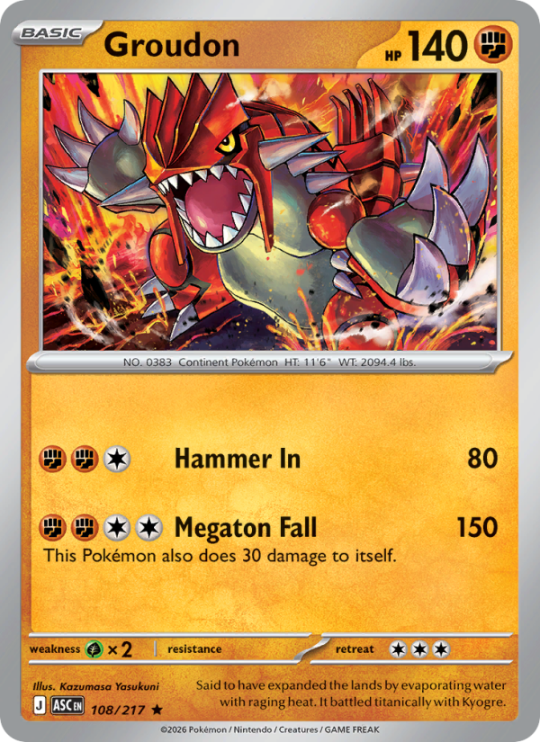 Groudon - Ascended Heroes
