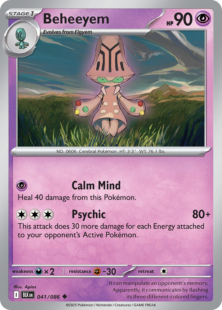 Beheeyem - Black Bolt