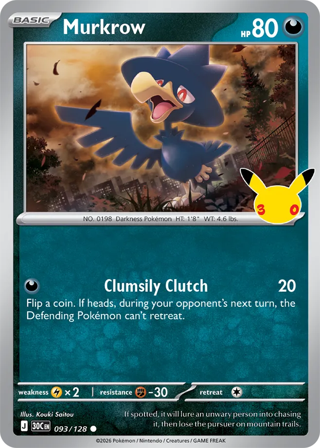 Murkrow - 30th Celebration