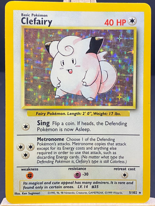 005/102 - Clefairy - Base Set (Normal Holo)