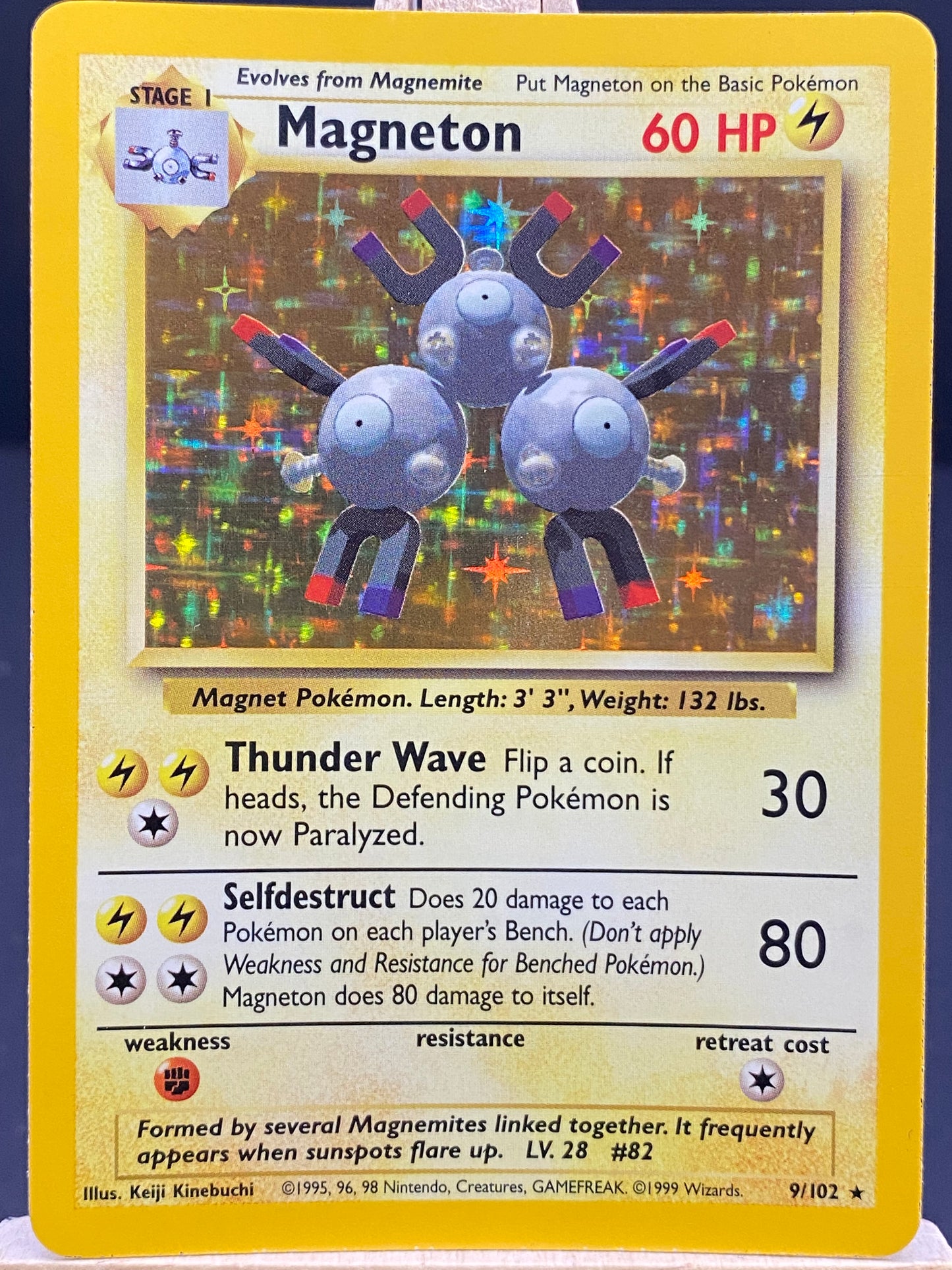 009/102 - Magneton - Base Set (Normal Holo)