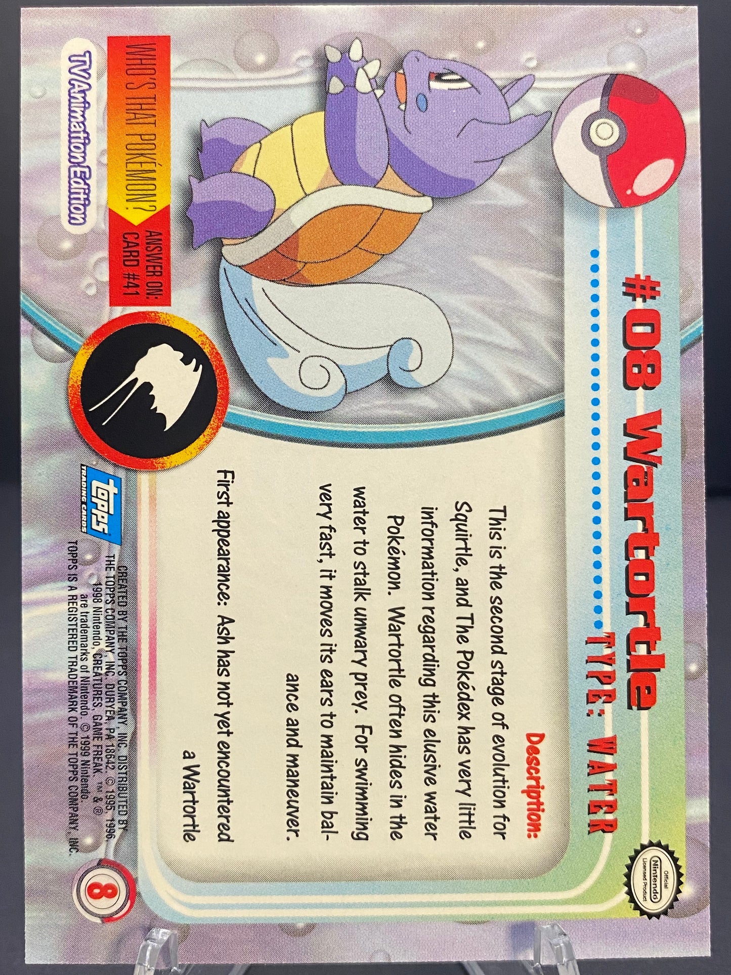 Wartortle Topps - Series 1
