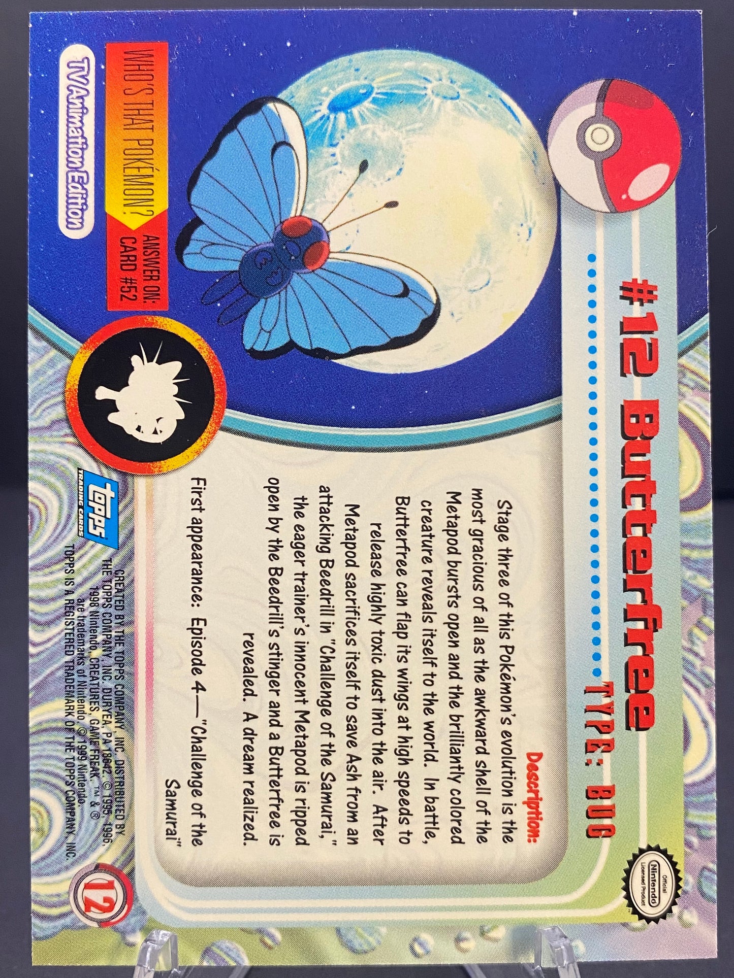 Butterfree Topps - Series 1
