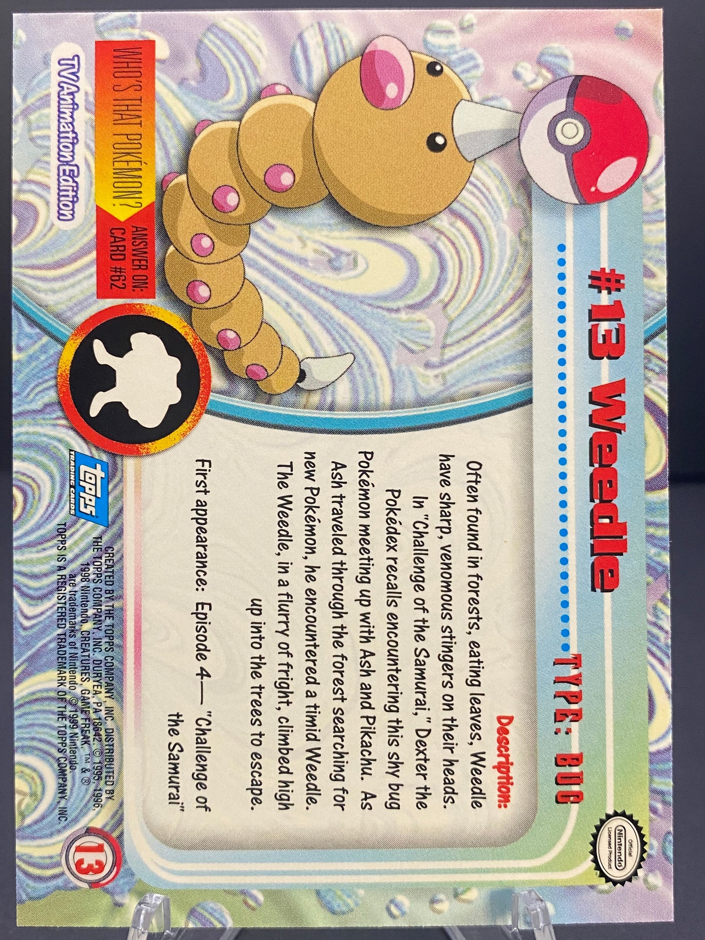 Weedle Topps - Series 1