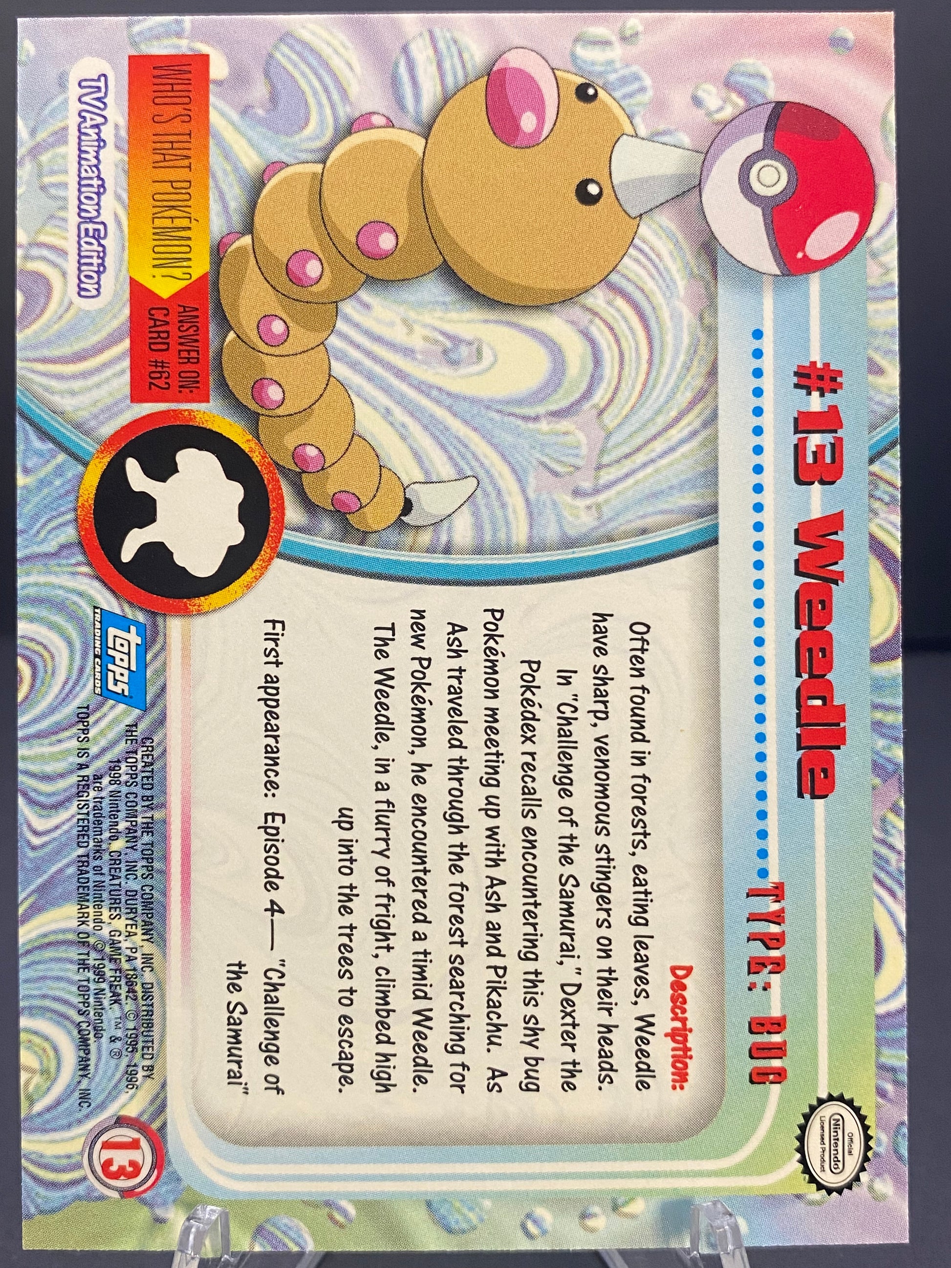 Weedle Topps - Series 1