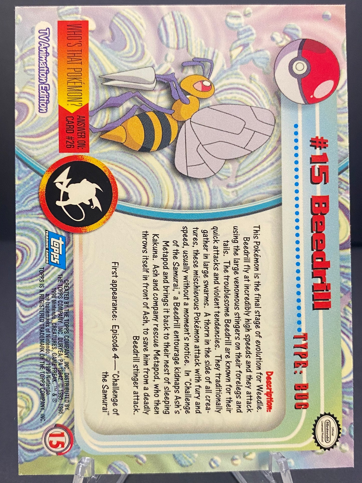 Beedrill Topps - Series 1