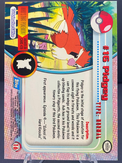 Pidgey Topps - Series 1