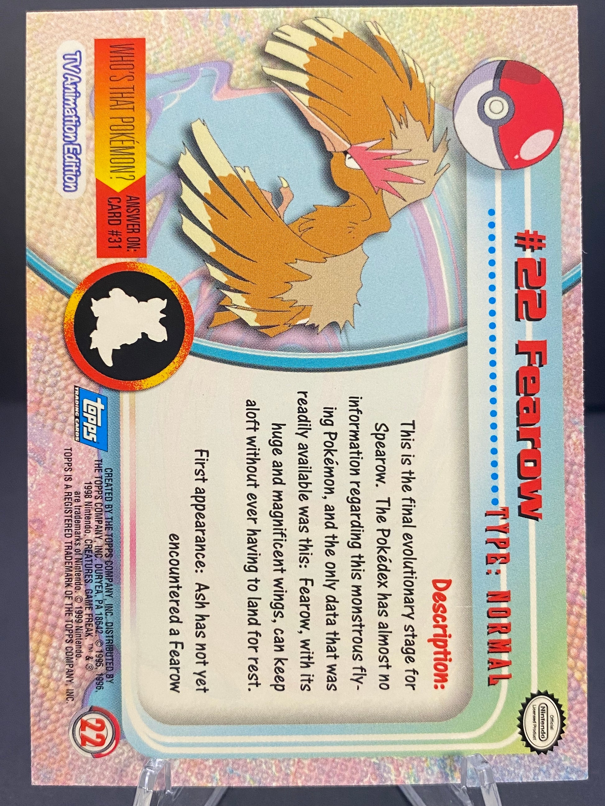 Fearow Topps - Series 1