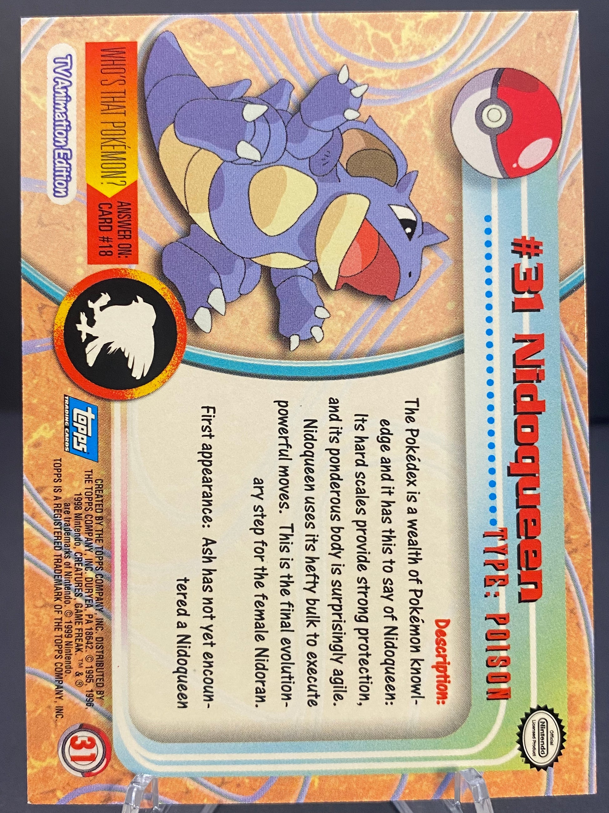 Nidoqueen Topps - Series 1