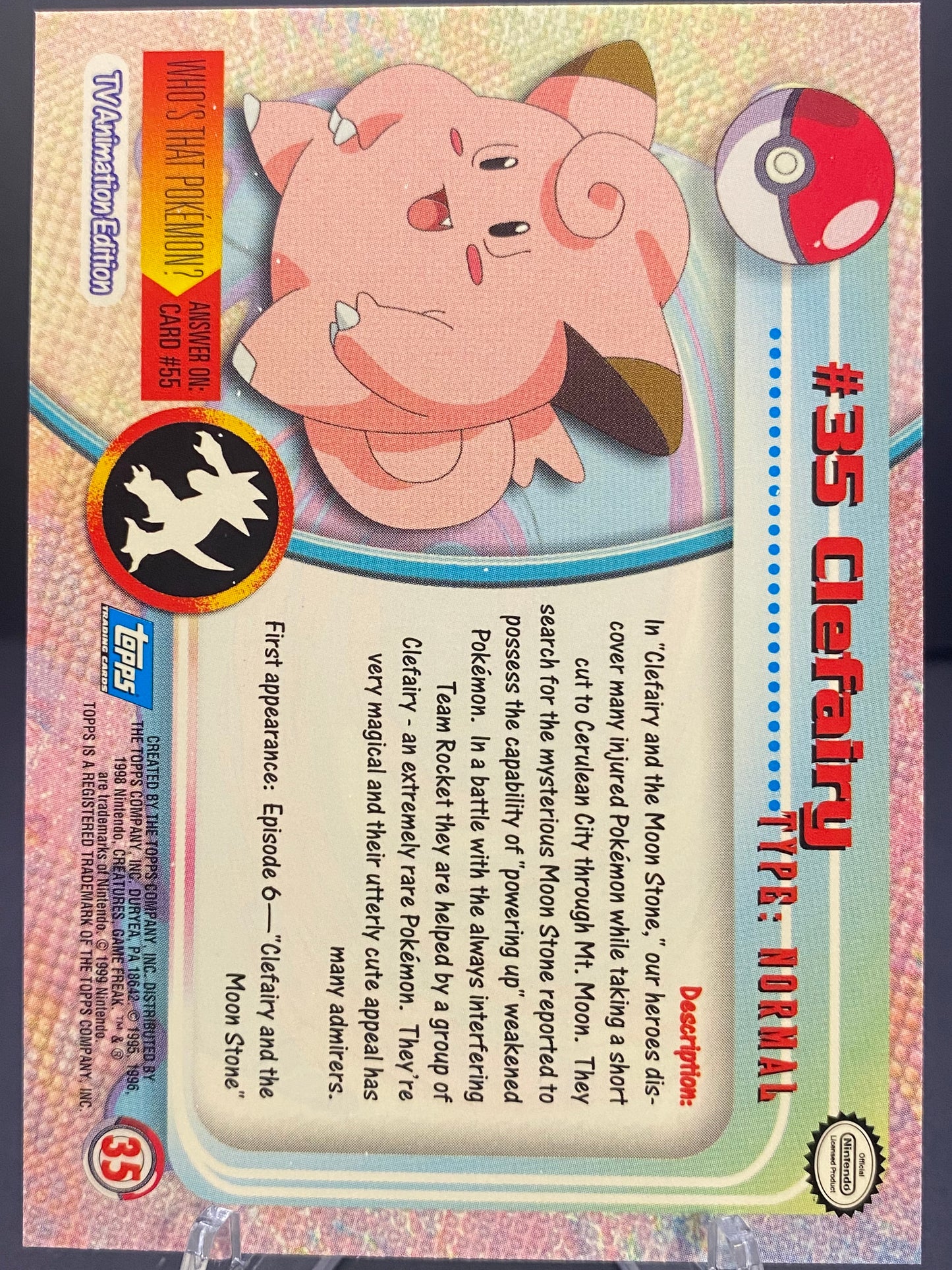 Clefairy Topps - Series 1