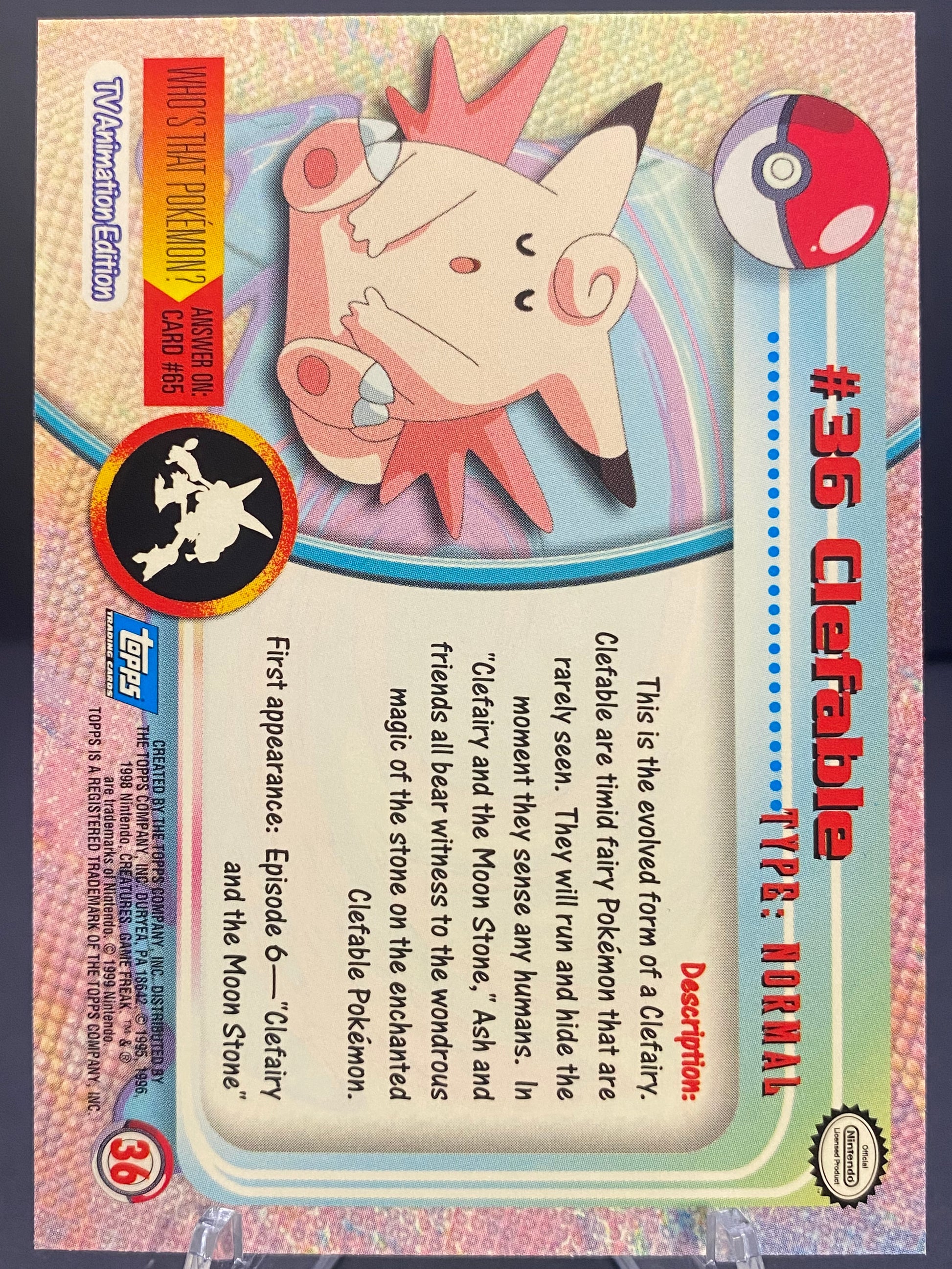Clefable Topps - Series 1