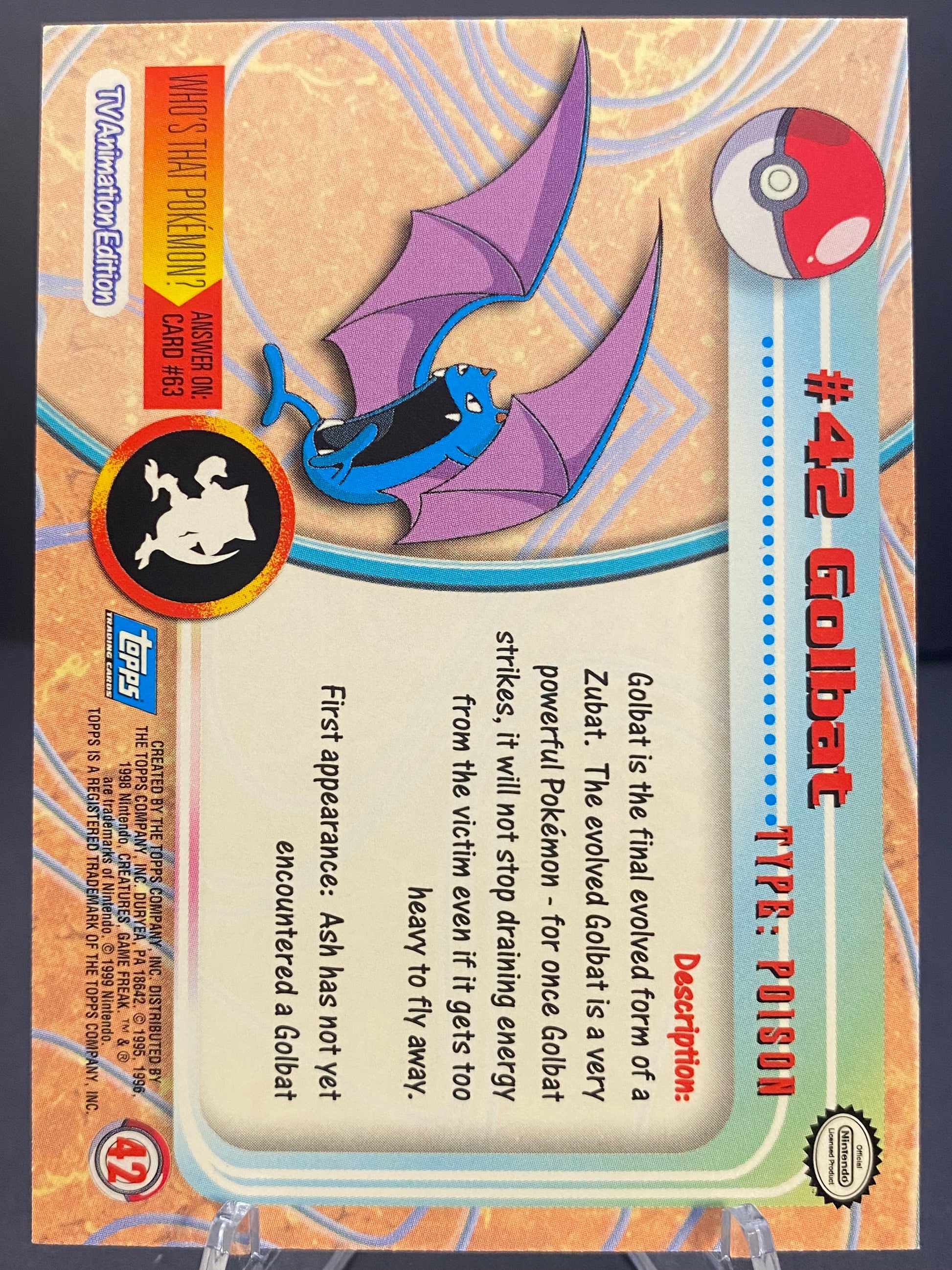 Golbat Topps - Series 1