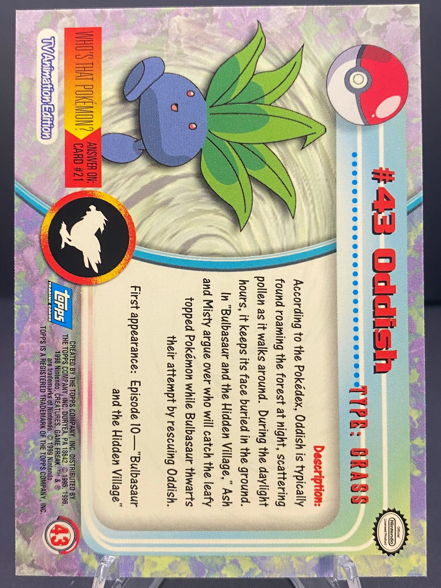 Oddish Topps - Series 1