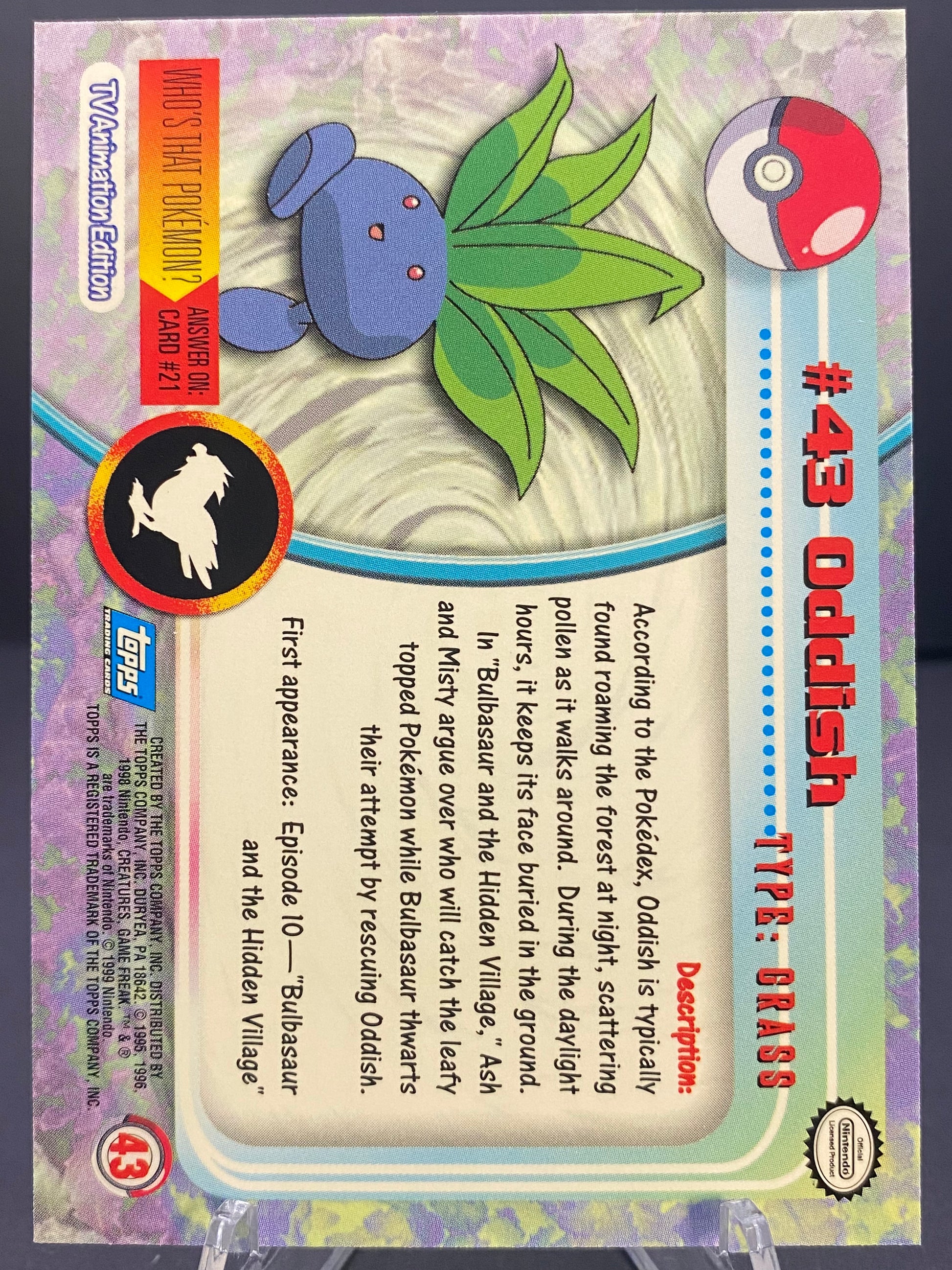 Oddish Topps - Series 1