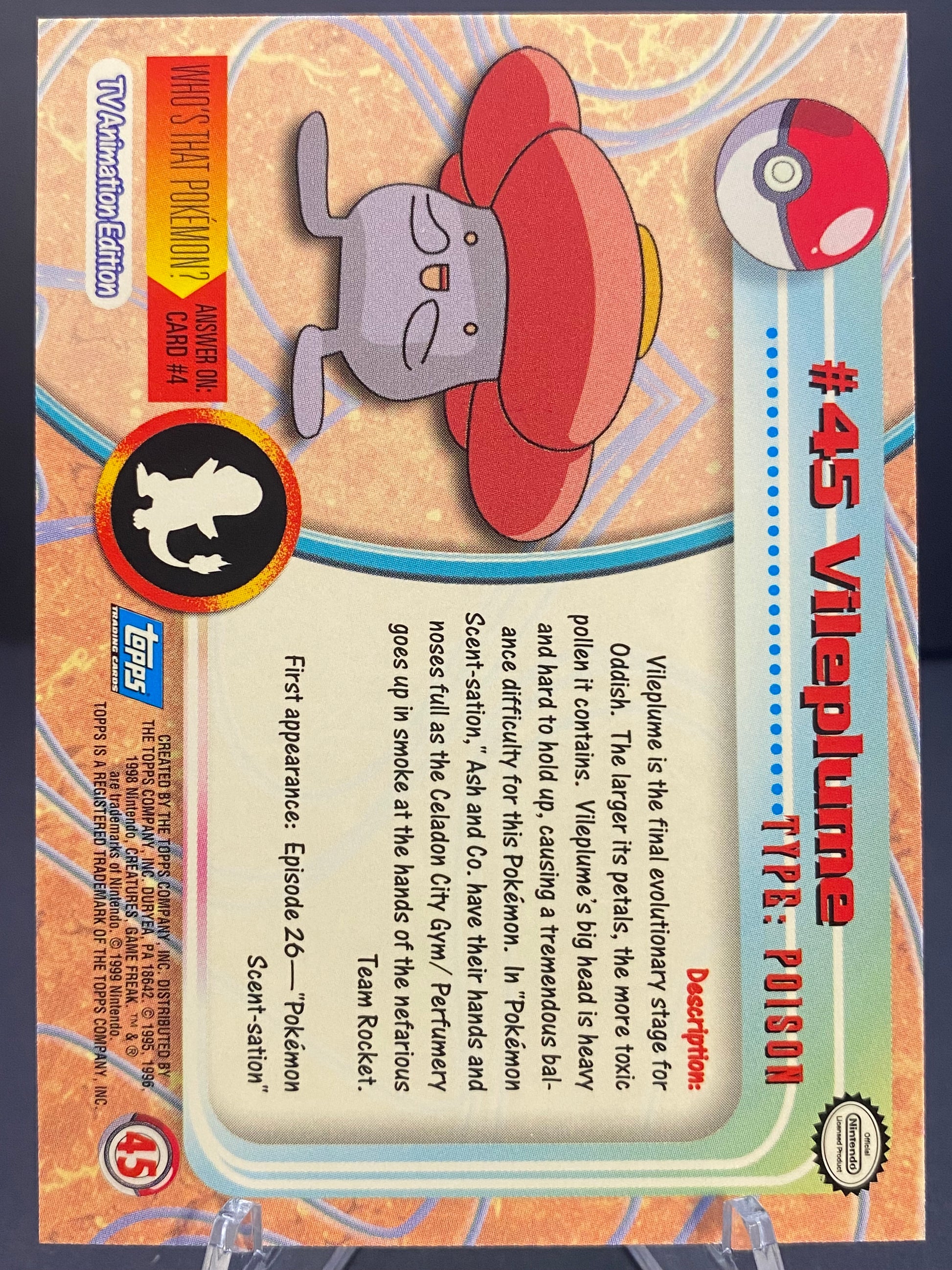 Vileplume Topps - Series 1