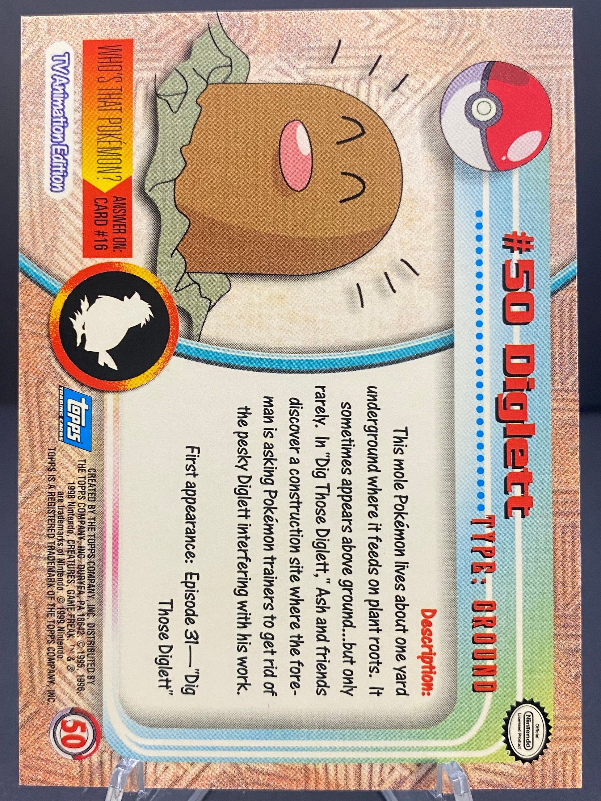 Diglett Topps - Series 1