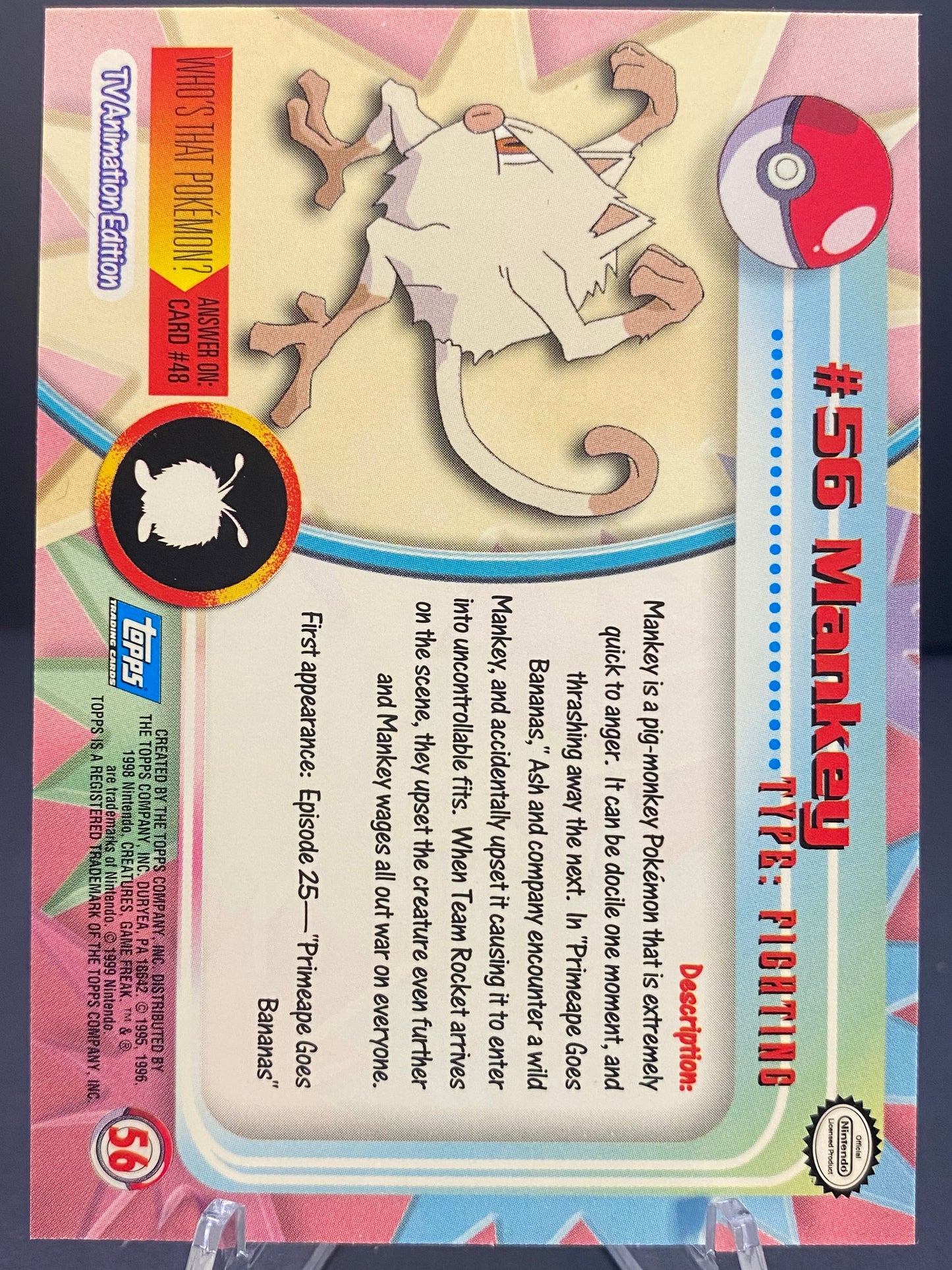 Mankey Topps - Series 1