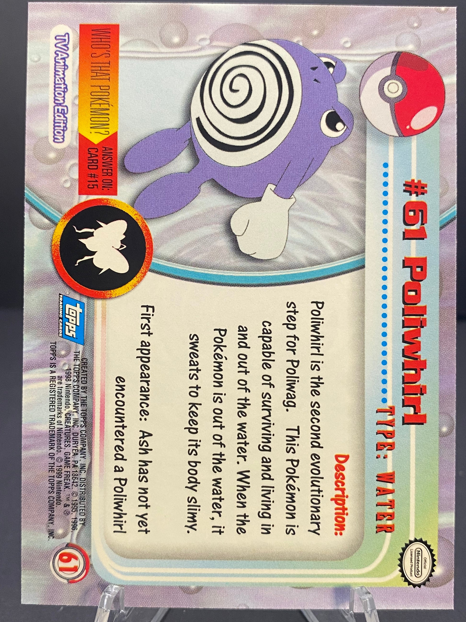 Poliwhirl Topps - Series 1
