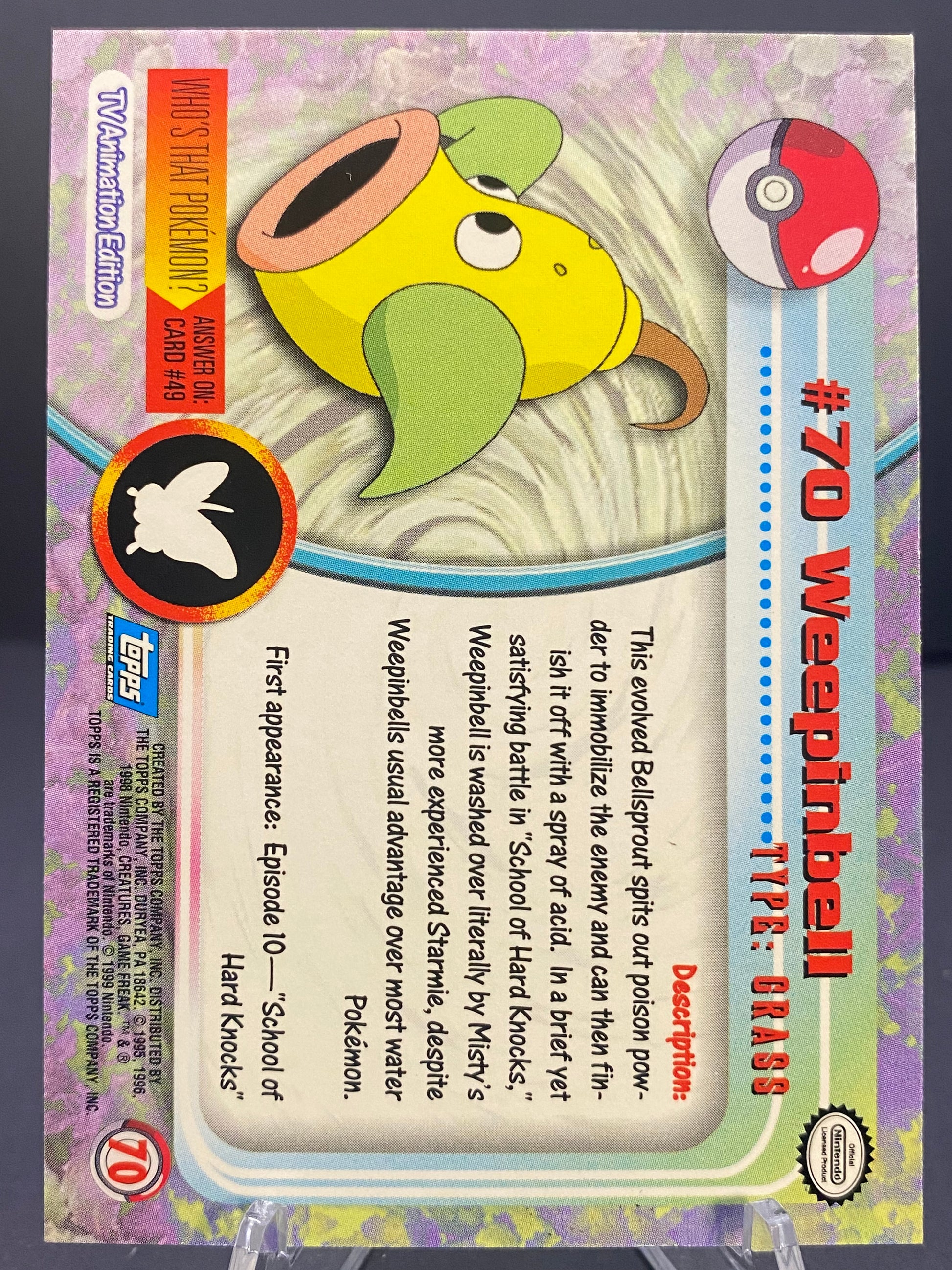 Weepinbell Topps - Series 1