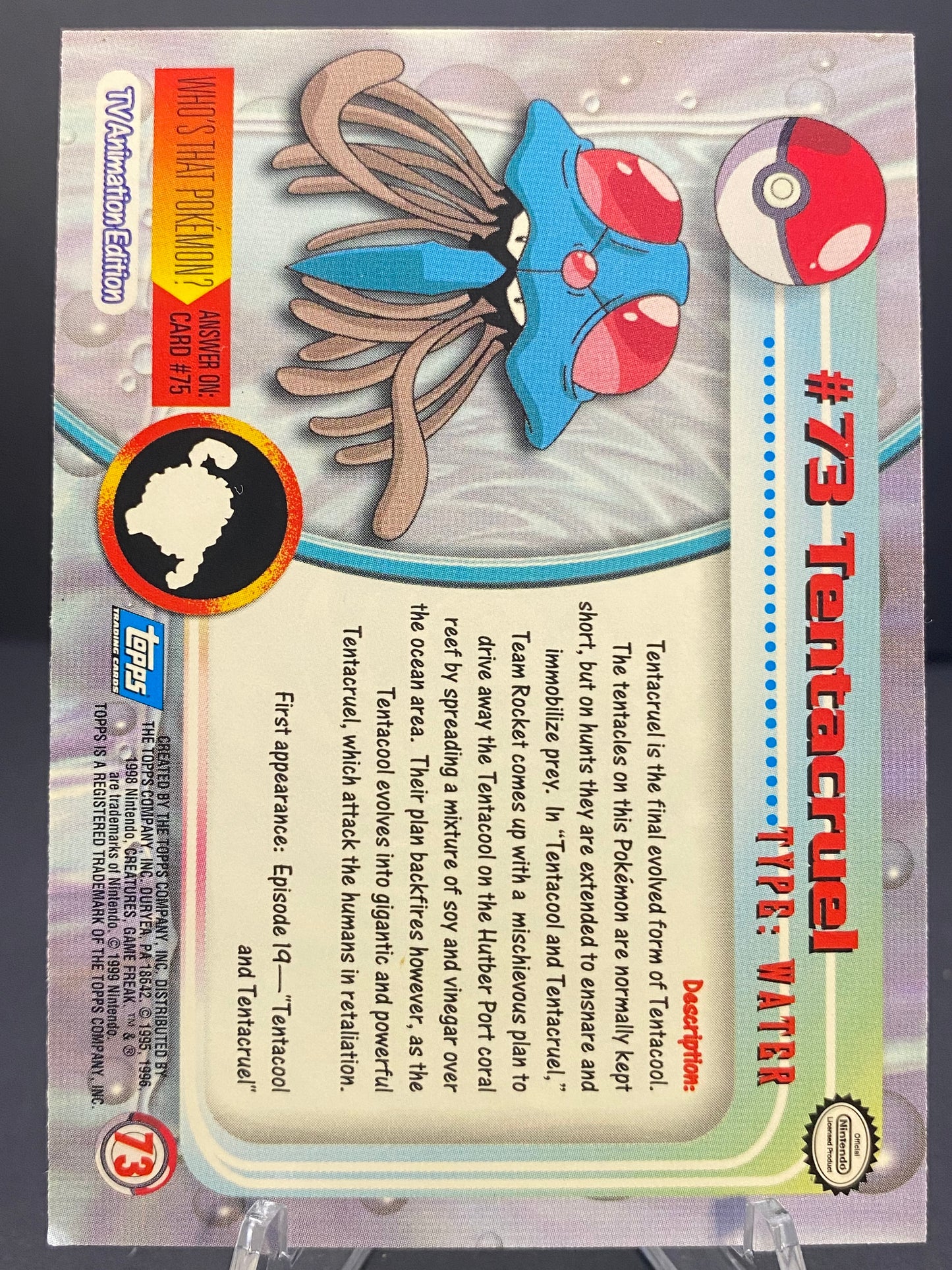 Tentacruel Topps - Series 1