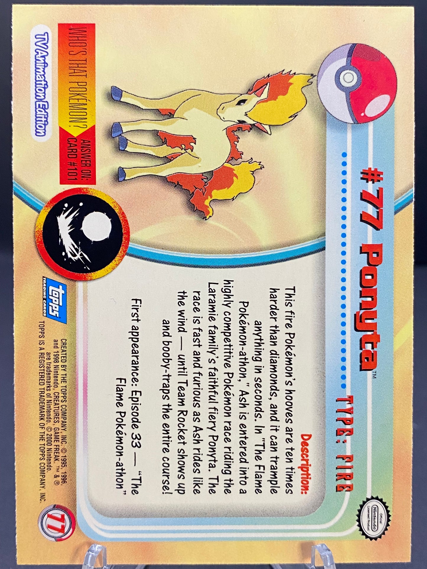 Ponyta Topps - Series 2