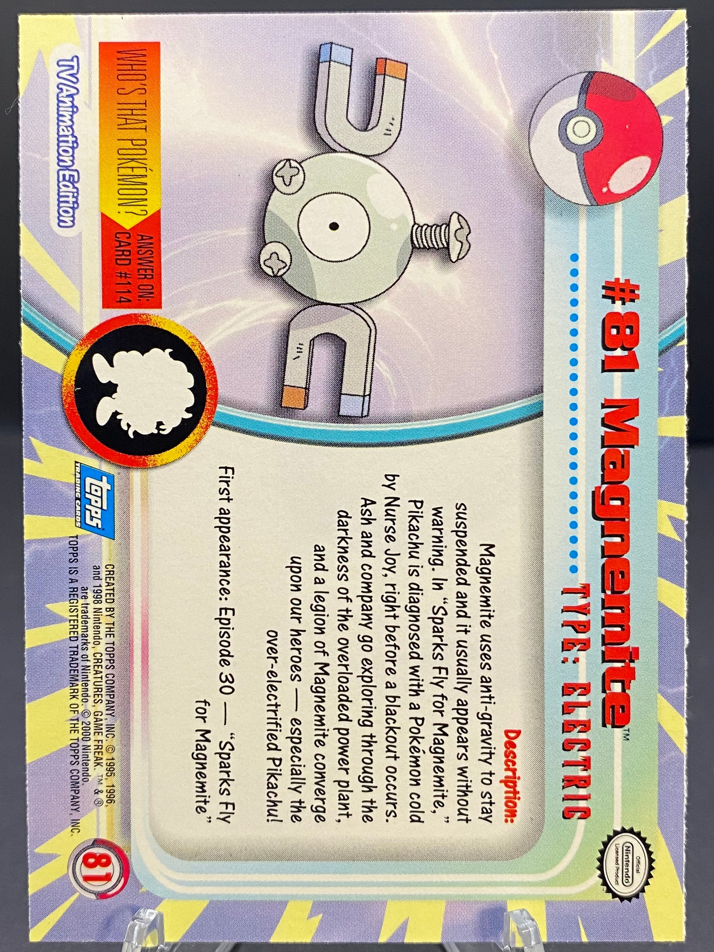 Magnemite Topps - Series 2