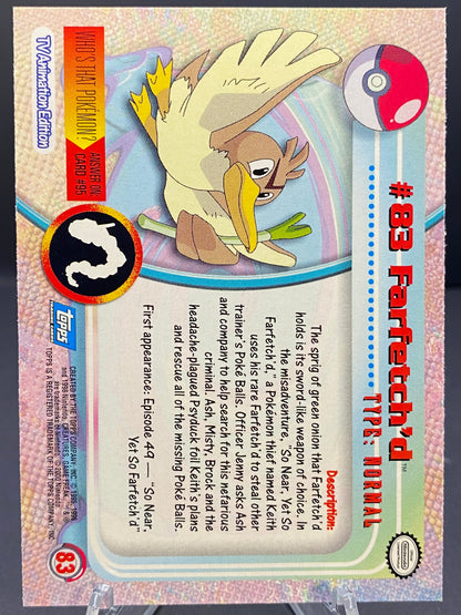 Farfetch'd Topps - Series 2