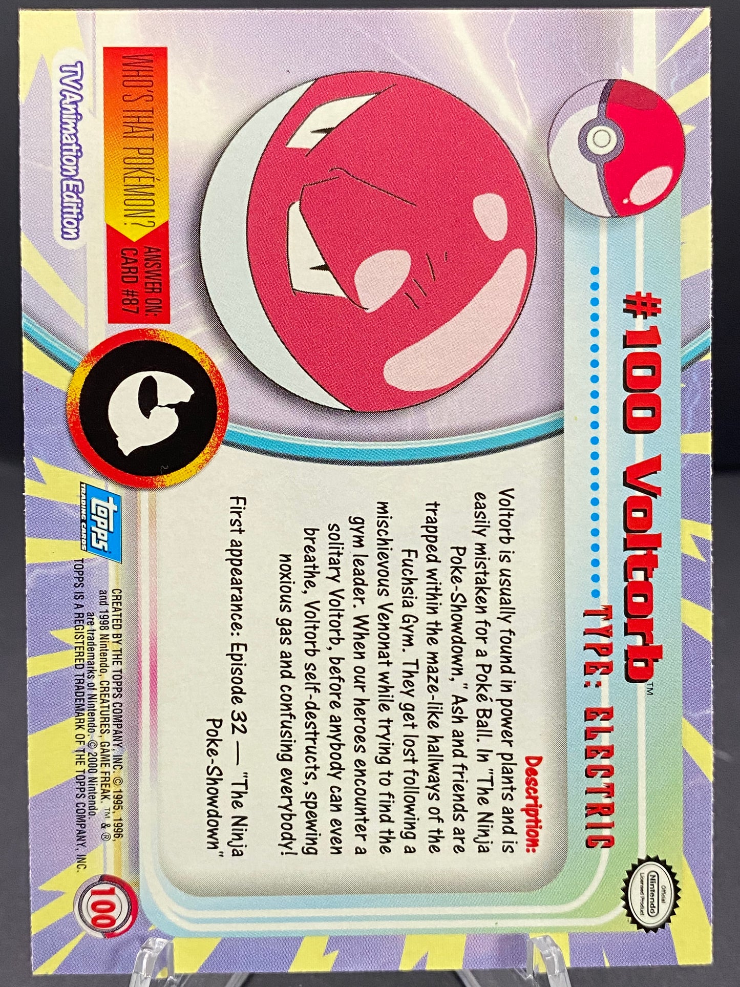 Voltorb Topps - Series 2