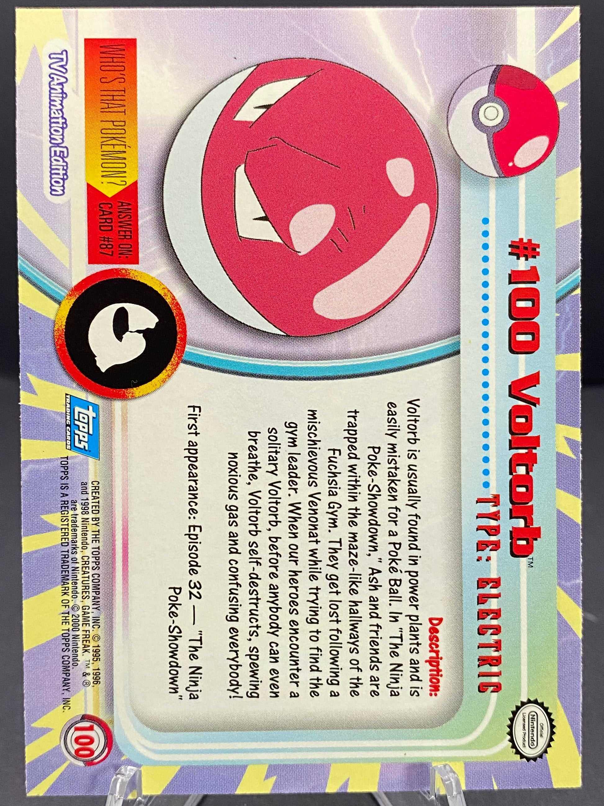 Voltorb Topps - Series 2