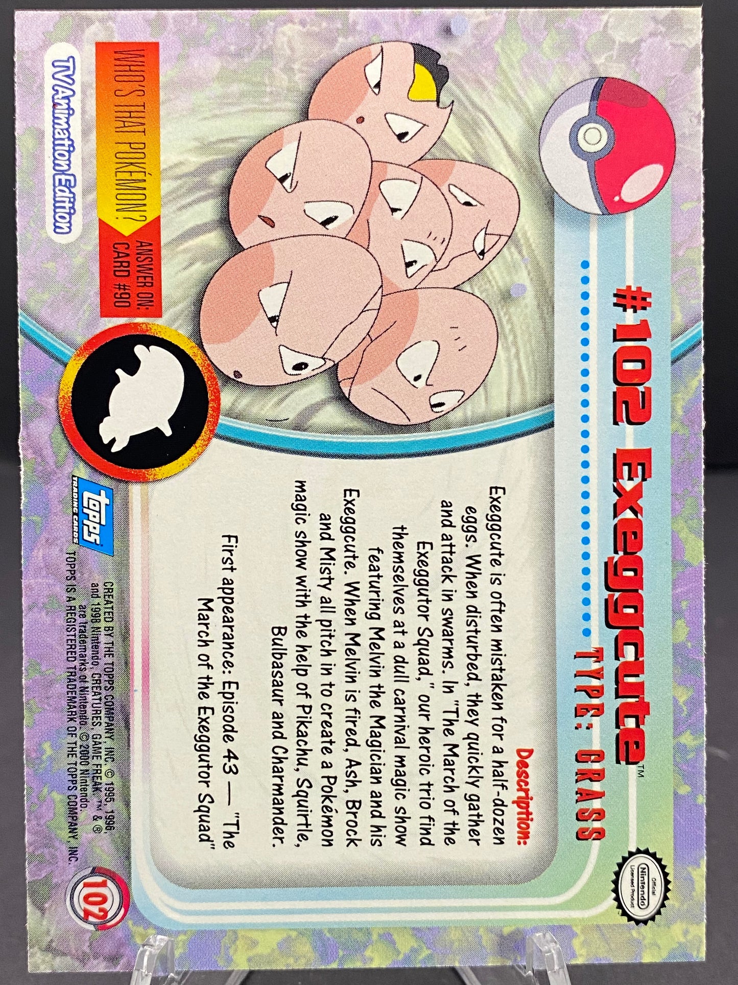 Exeggcute Topps - Series 2