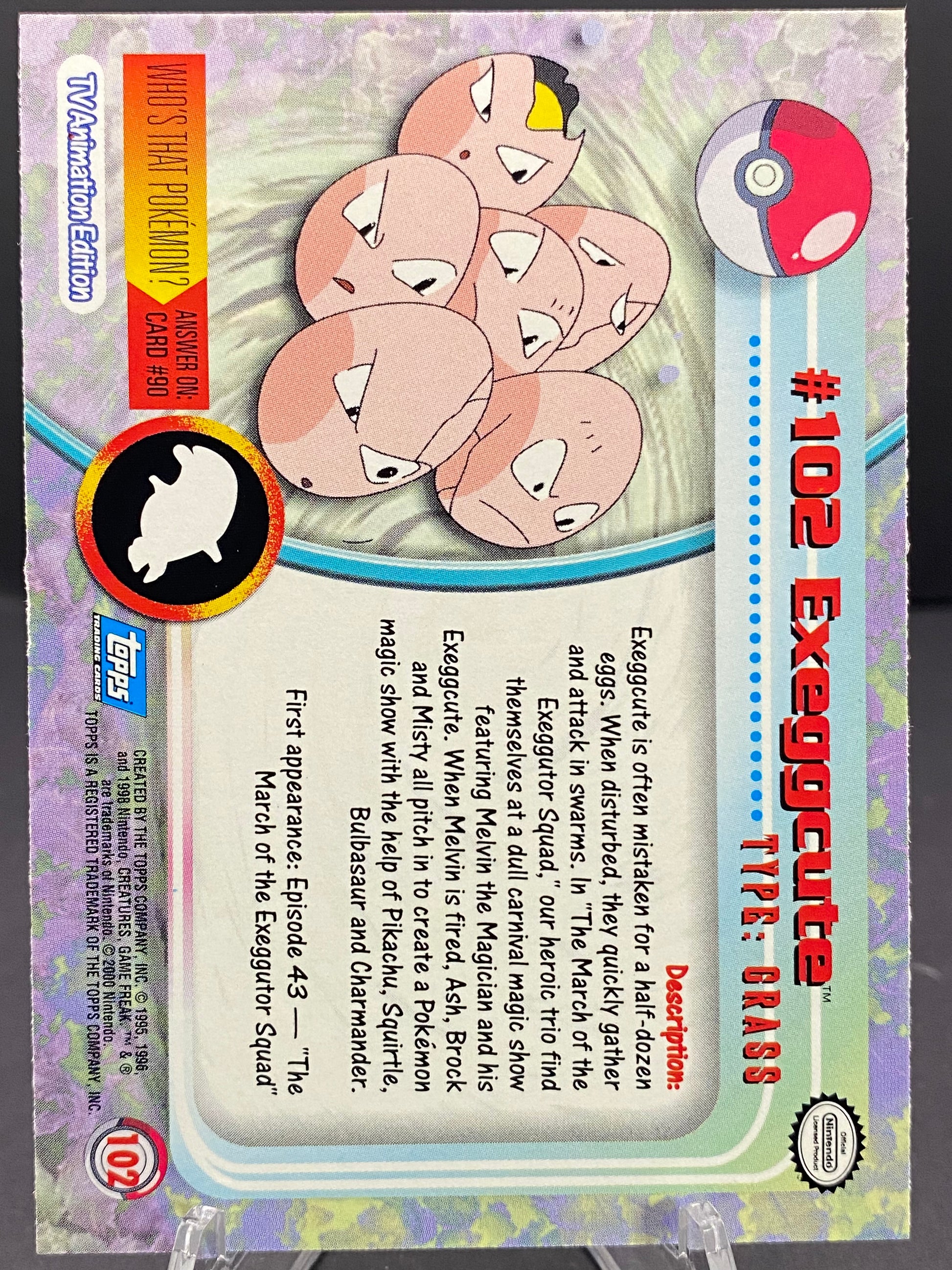 Exeggcute Topps - Series 2