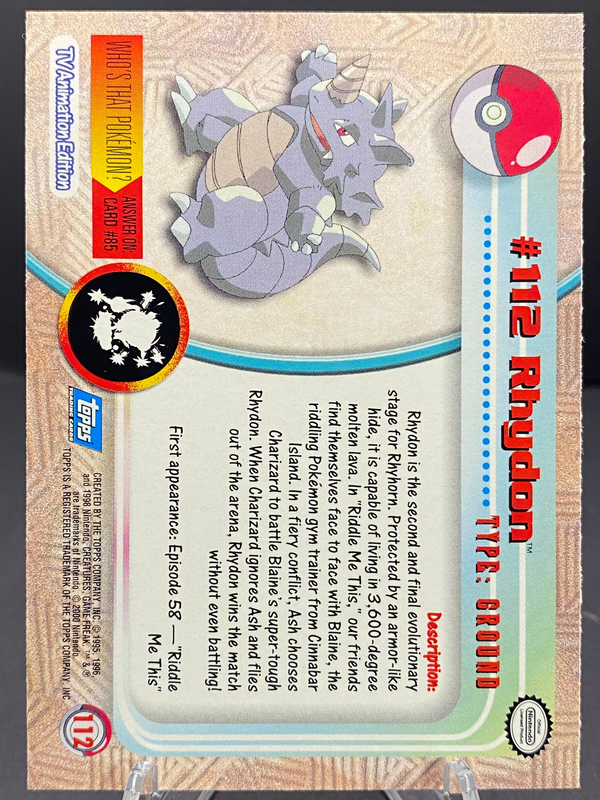 Rhydon Topps - Series 2