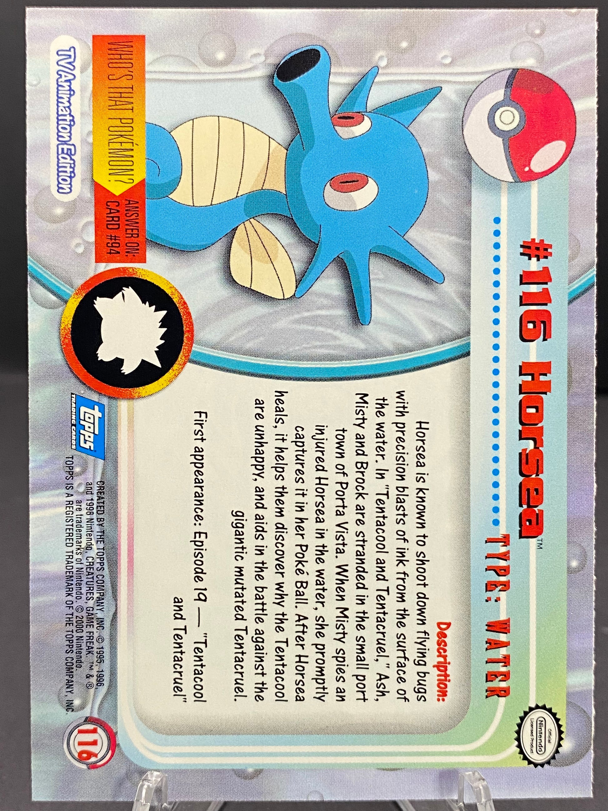 Horsea Topps - Series 2