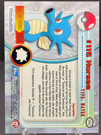 Horsea Topps - Series 2