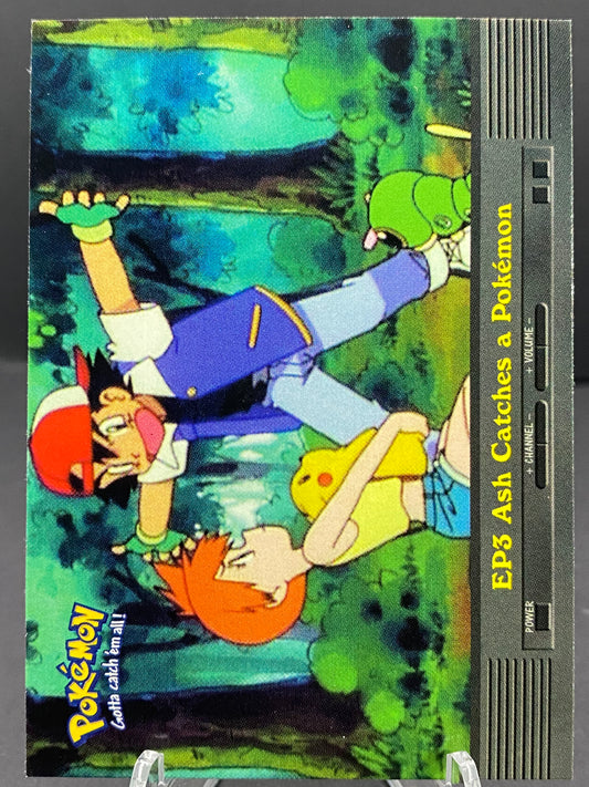 EP 3: Ash catches a pokemon Topps - Series 2