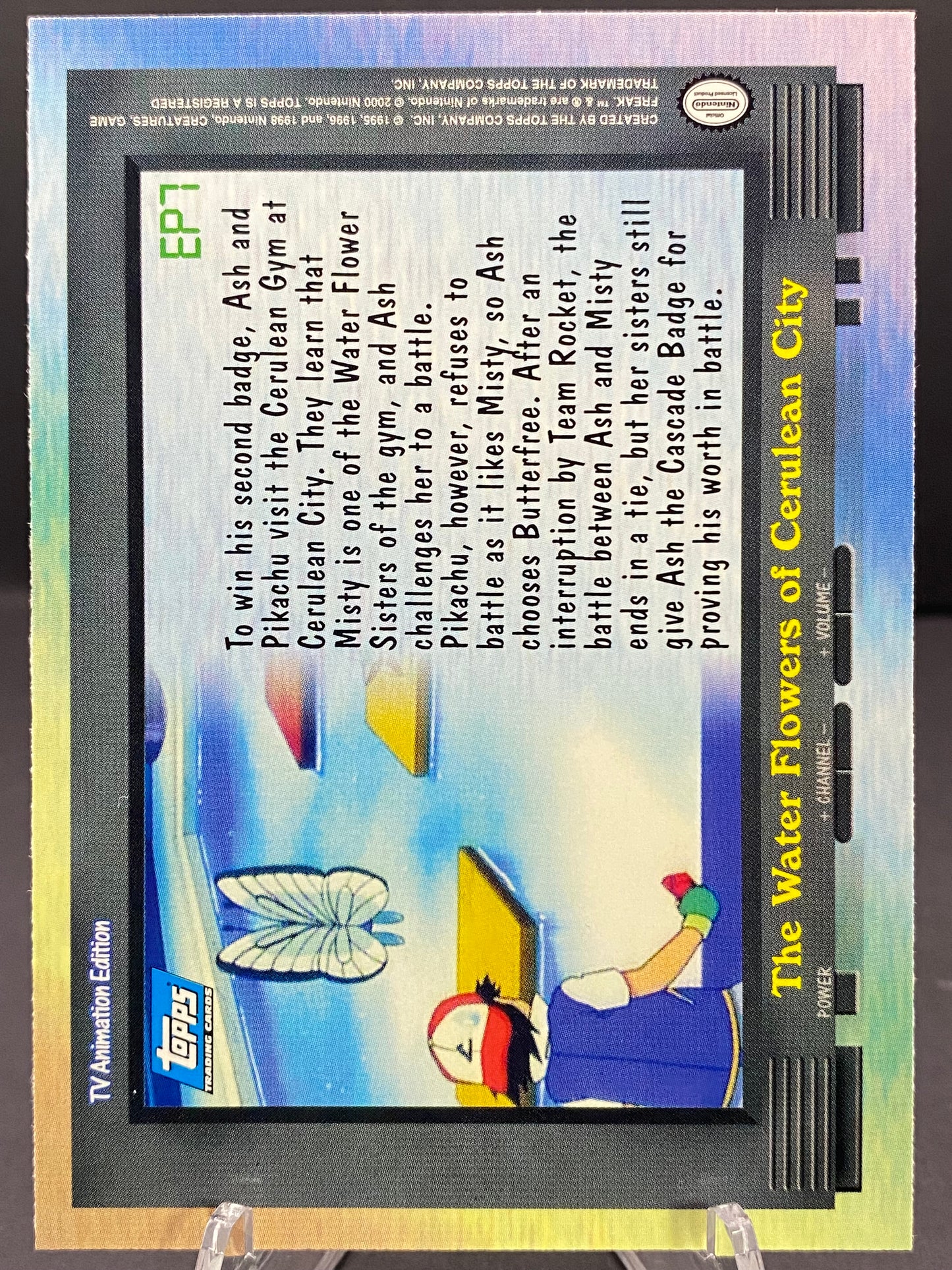 EP 7: The water flowers of Cerulean City Topps - Series 2