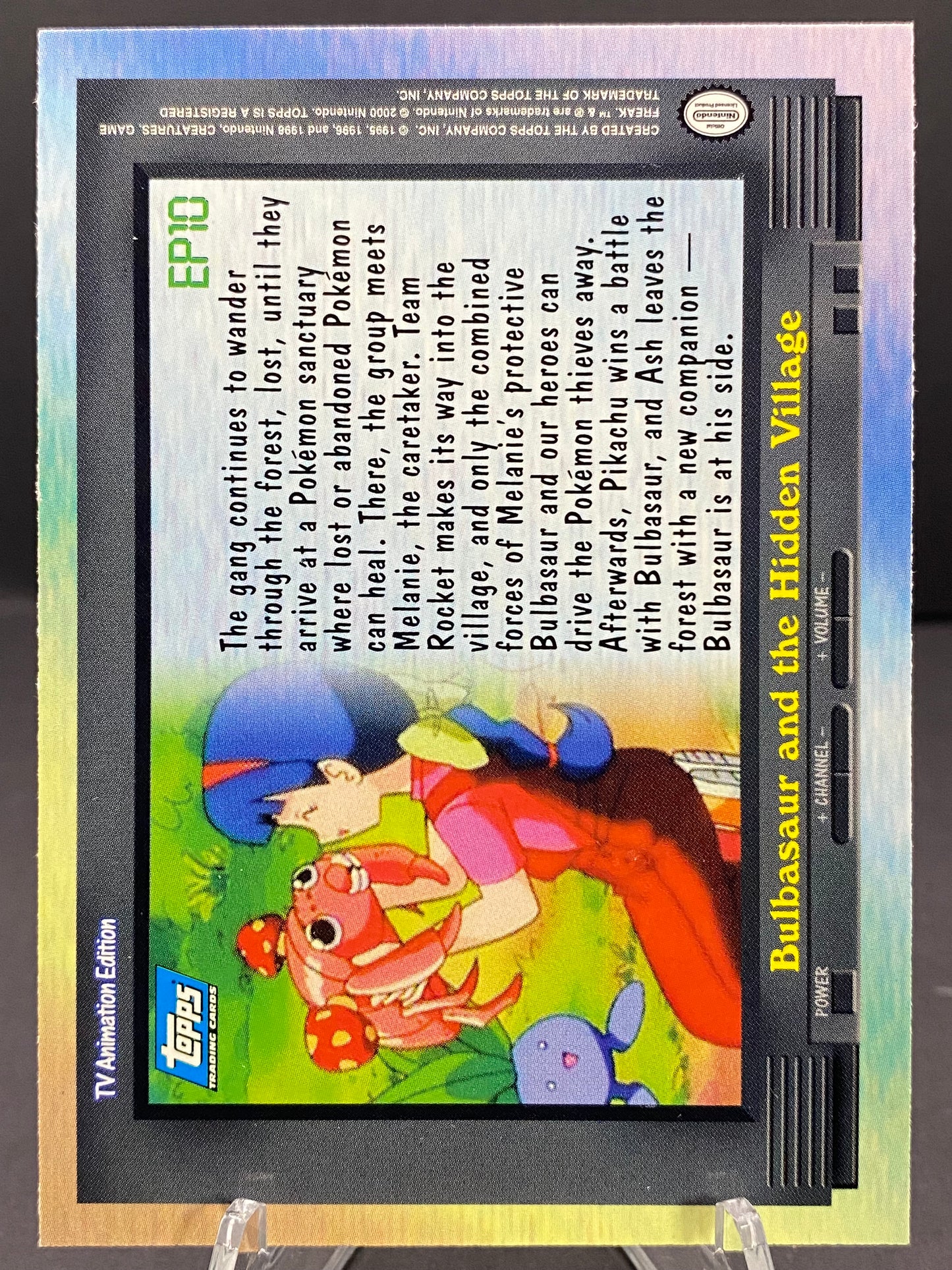 EP 10: Bulbasaur and the hidden village Topps - Series 2