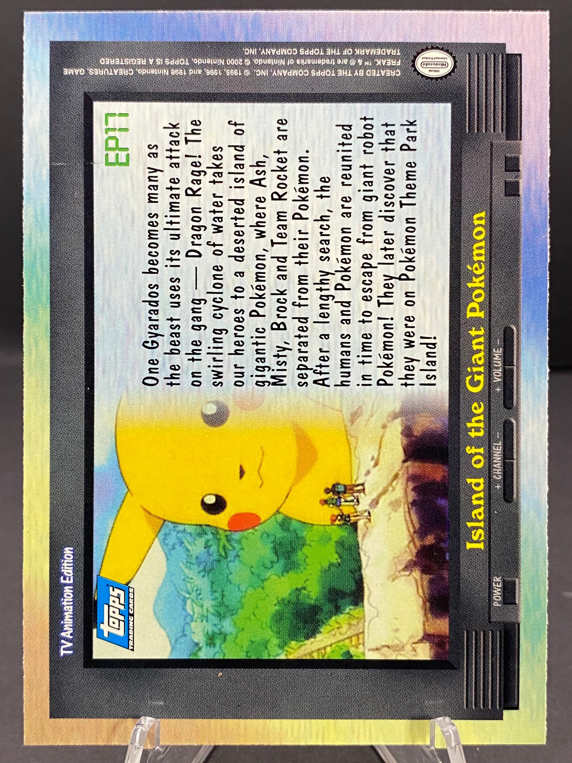 EP 17: Island of the giant pokemon Topps - Series 2