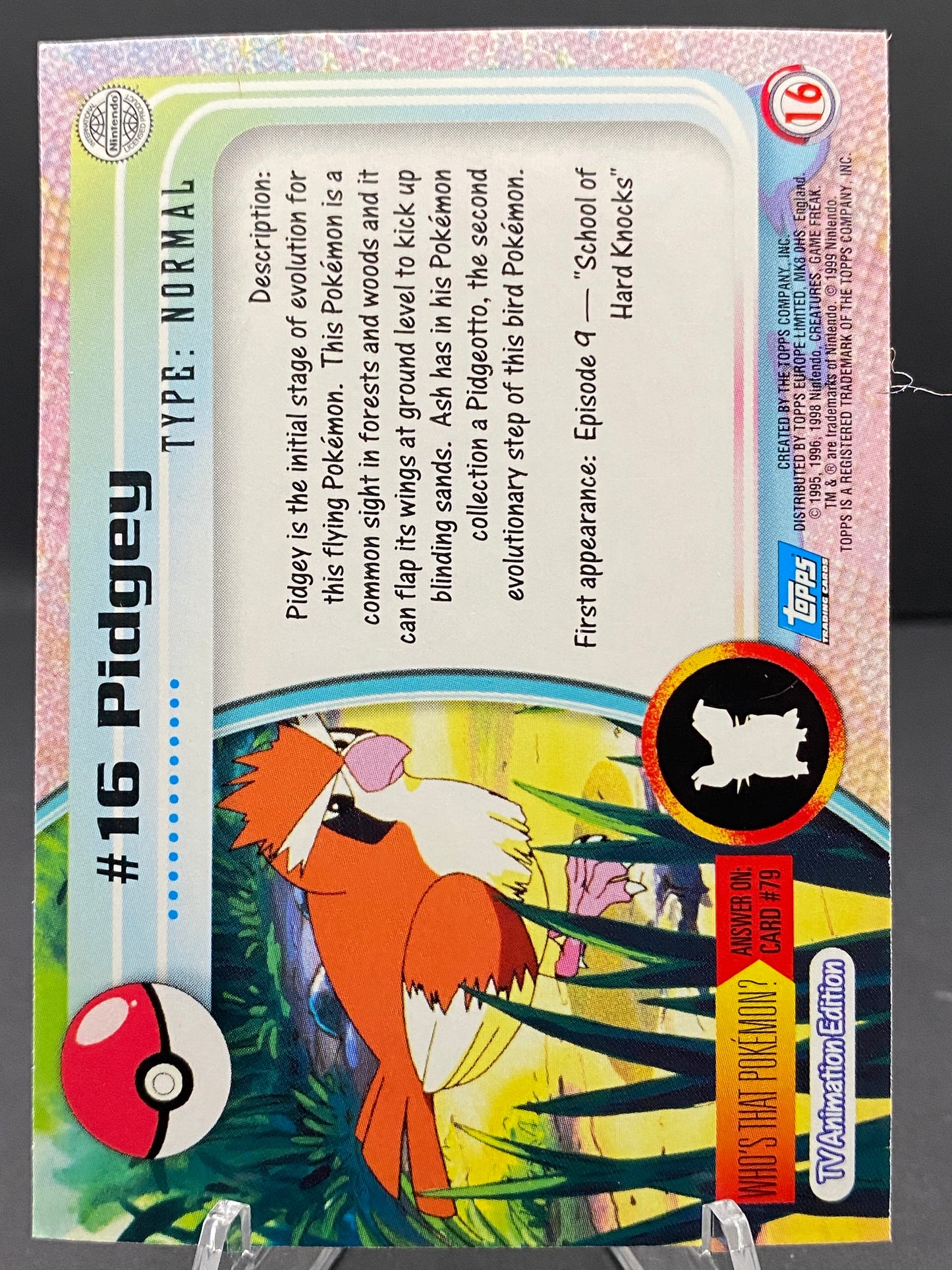 Pidgey Topps - Series 1