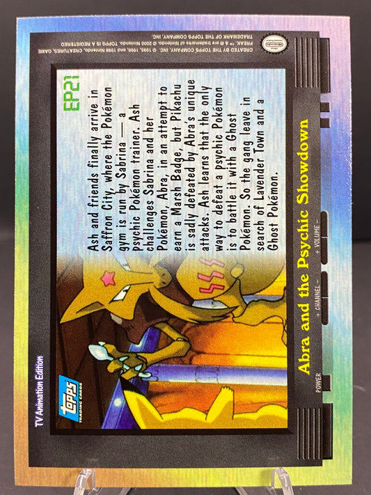EP 21: Abra and the psychic showdown Topps - Series 2