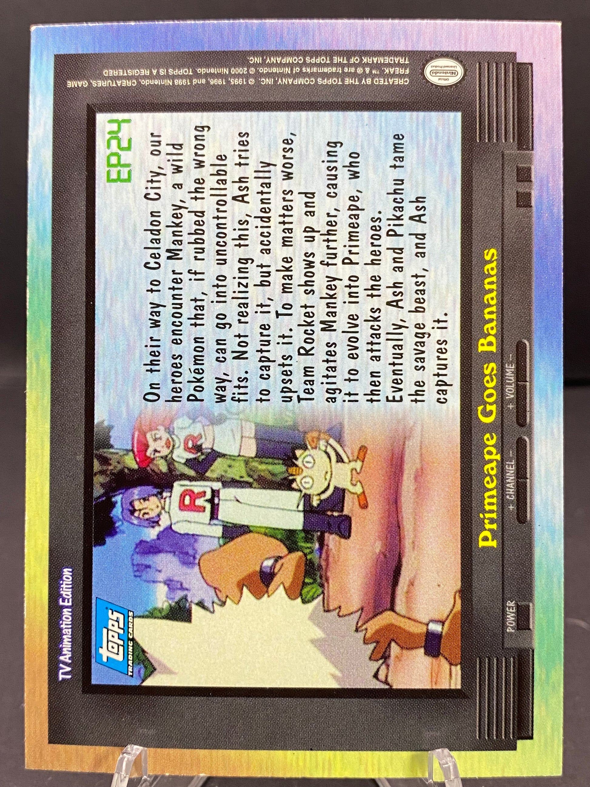 EP 24: Primeape goes bananas Topps - Series 2