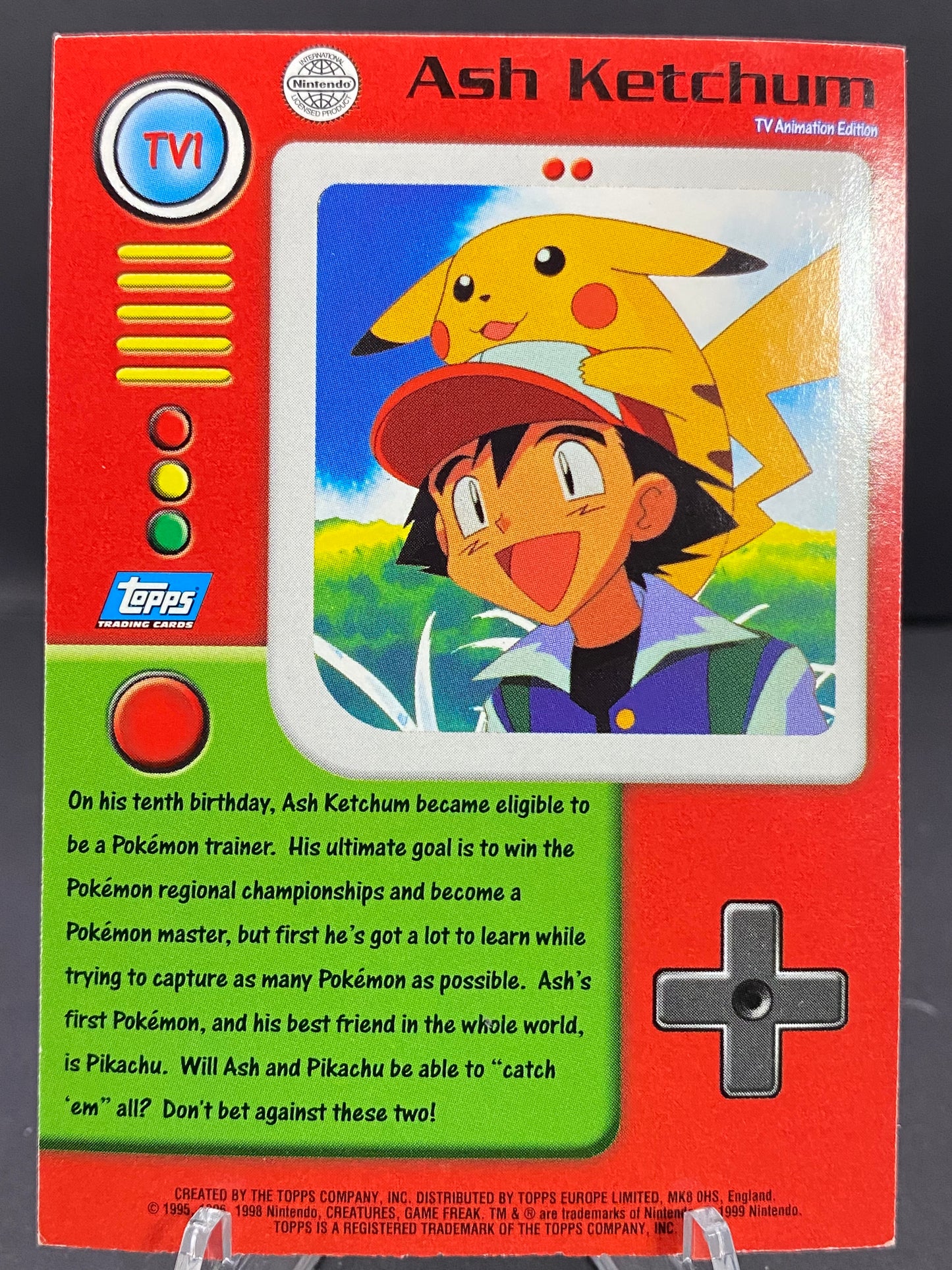 Ash Ketchum Topps - Series 1